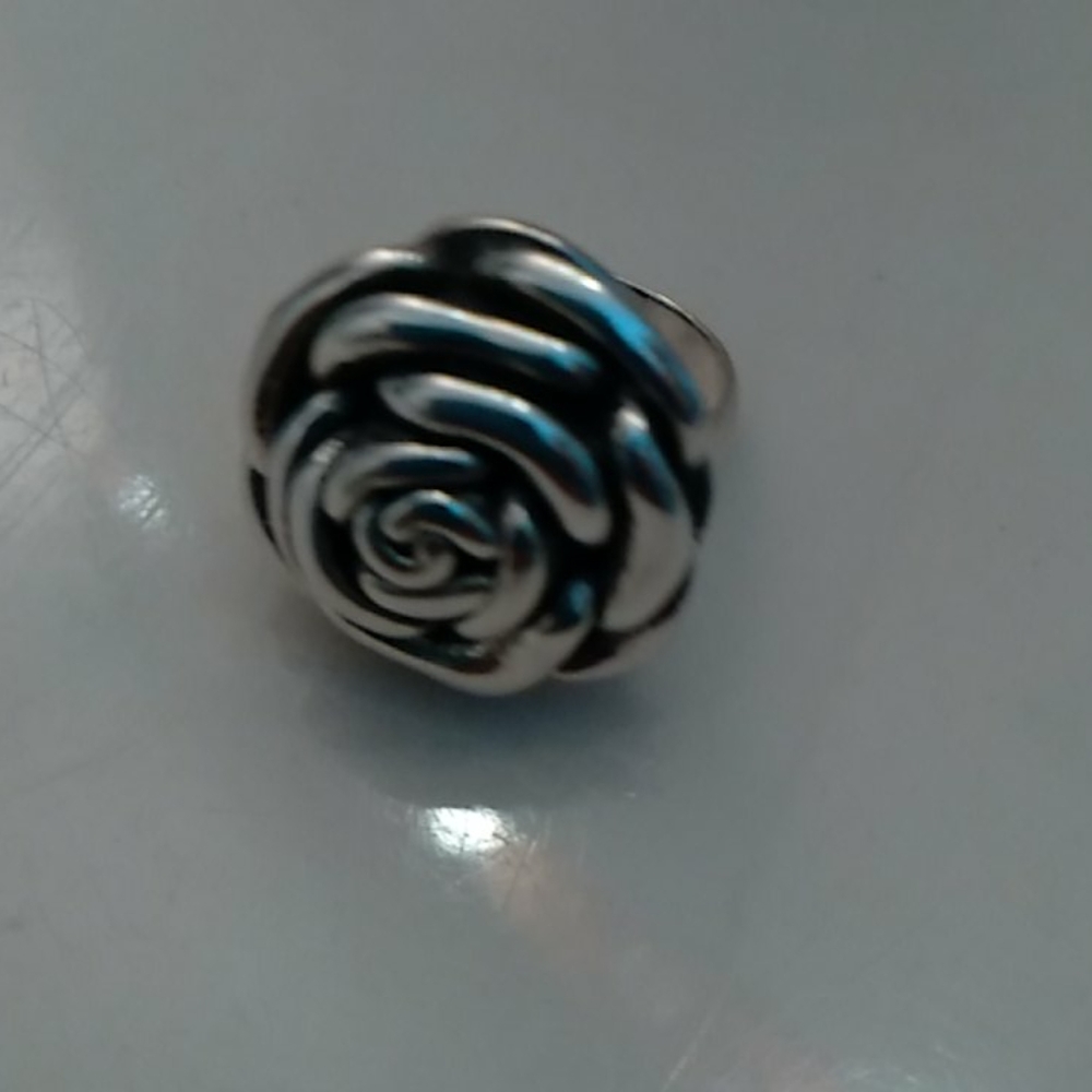 Sterling Silver  Rose Ring